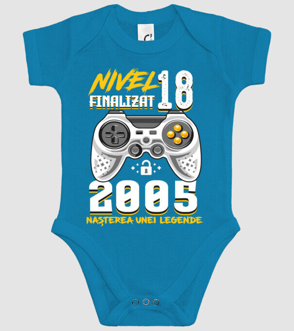 Nivel Finalizat 18 2005 model turcoaz pe tricou