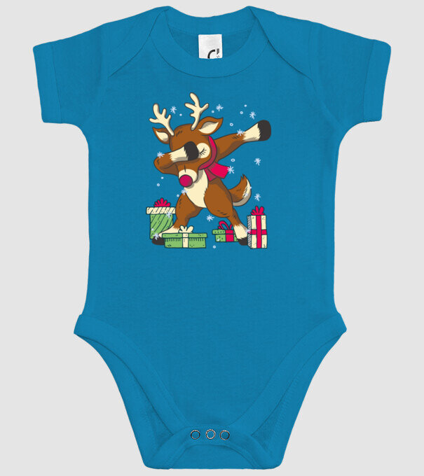 Rudolph DAB model turcoaz pe tricou