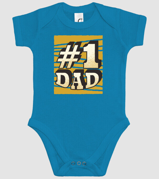 Tata 01 model turcoaz pe tricou