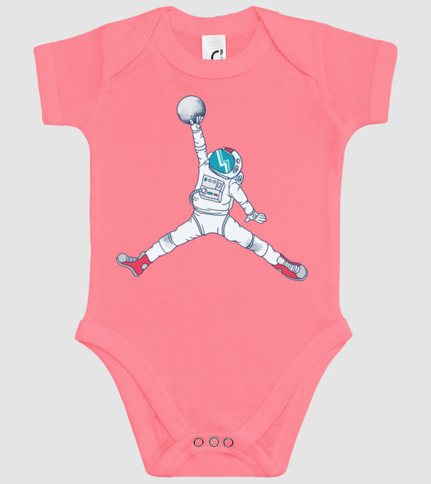 Air Astronaut tricou astronaut model roz pe tricou