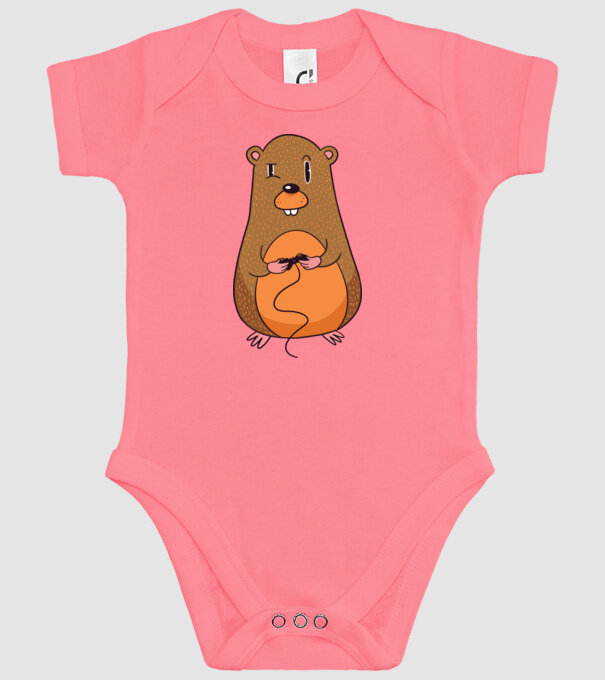 Hamster Gamer model roz pe tricou