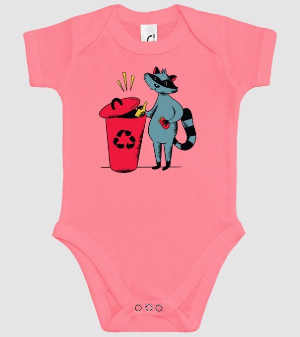 Reciclare Raton model roz pe tricou
