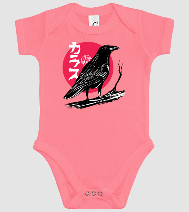 Cioară model roz pe tricou