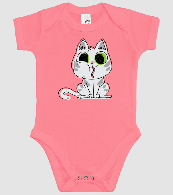 Pisicuță amuzantă model roz pe tricou
