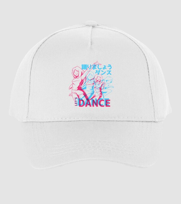 Anime Dance model alb pe tricou