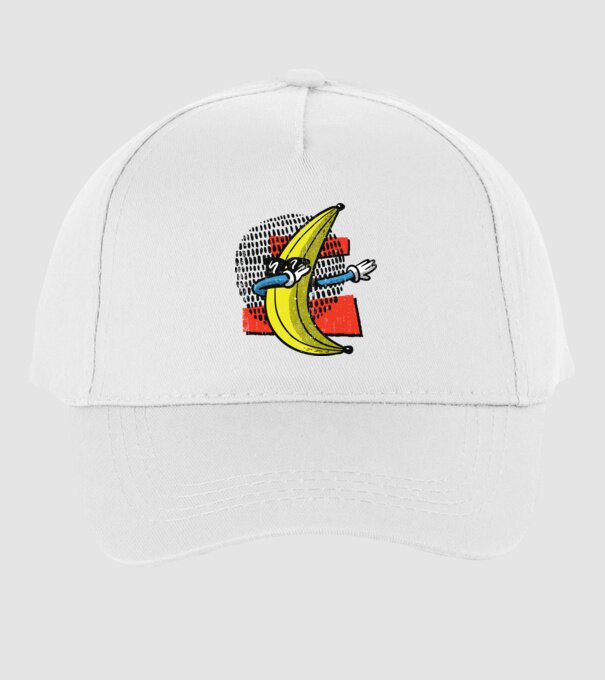 Banană DAB model alb pe tricou