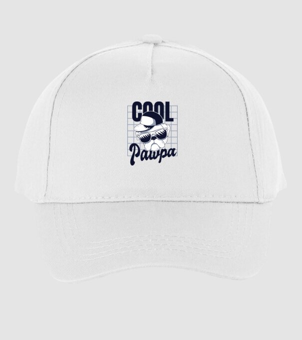Cool Pawpa model alb pe tricou