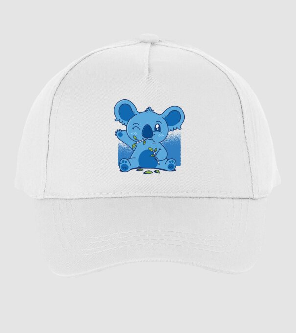 Koala drăguț model alb pe tricou