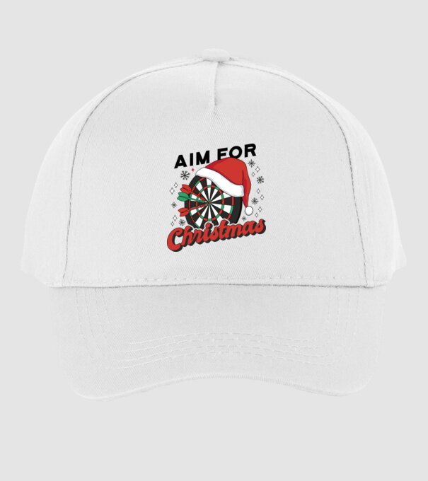 Darts Crăciun model alb pe tricou