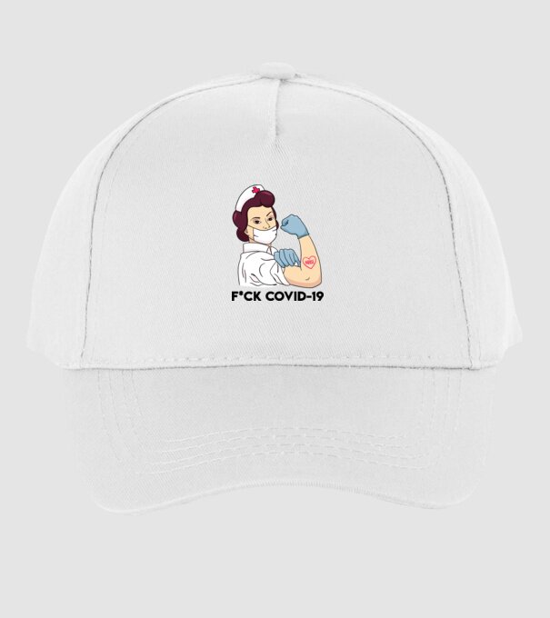 FCK Covid-19 Coronavirus model alb pe tricou