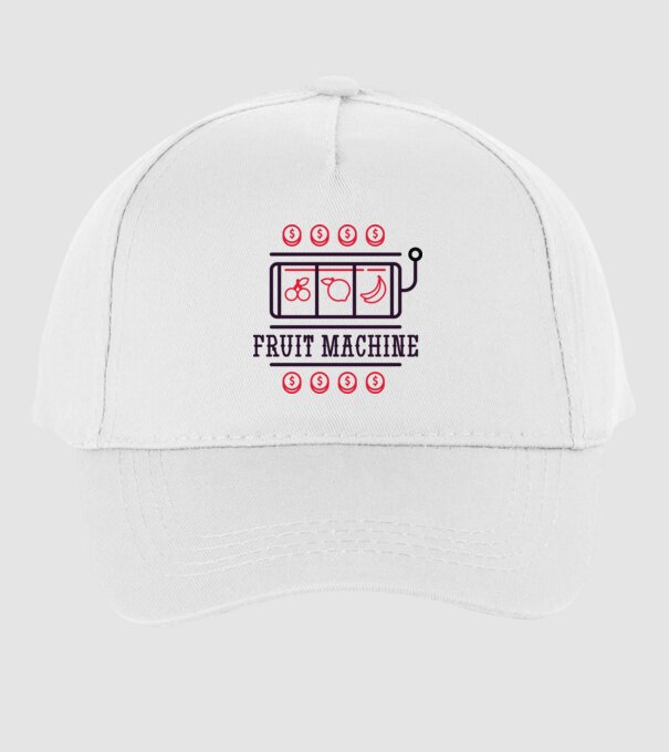 Fruit Machine Slot Machine model alb pe tricou