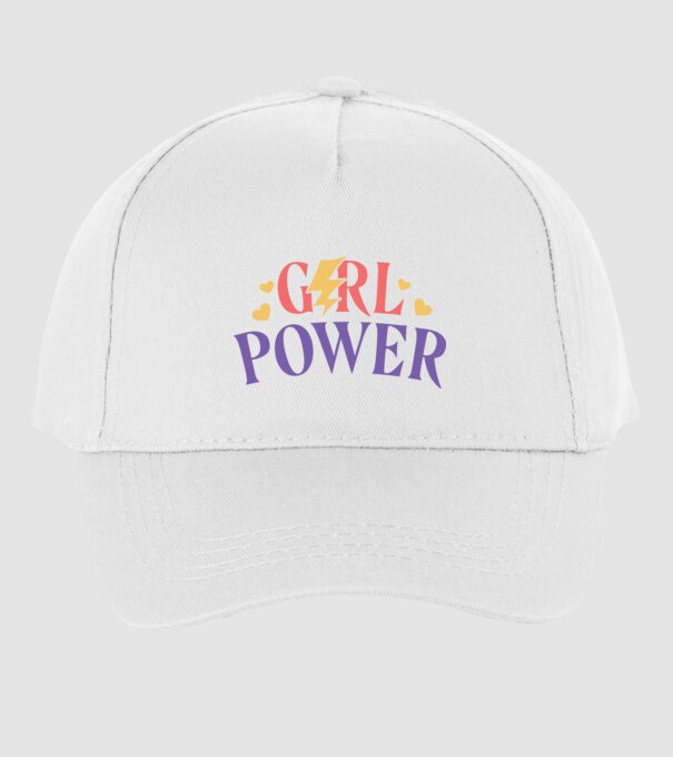 Girl Power Ziua Femeii model alb pe tricou