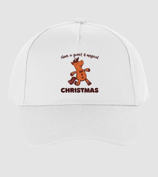 Have a sweet and magical Christmas model alb pe tricou