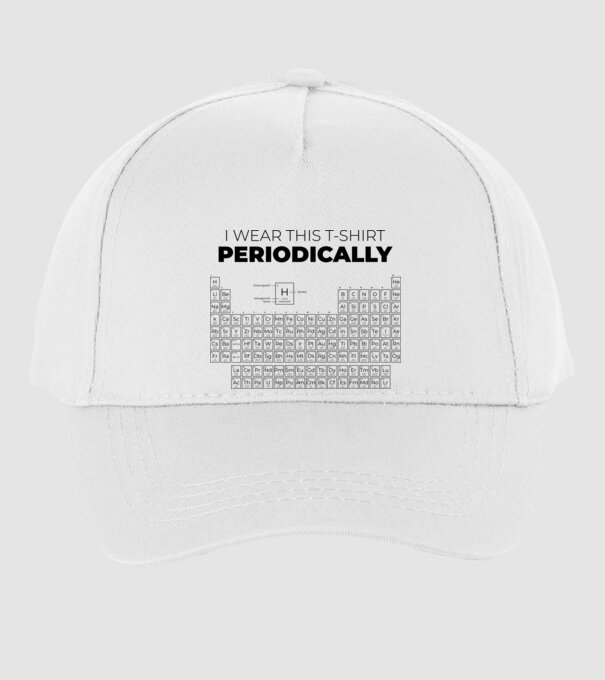 I wear this t-shirt periodically model alb pe tricou