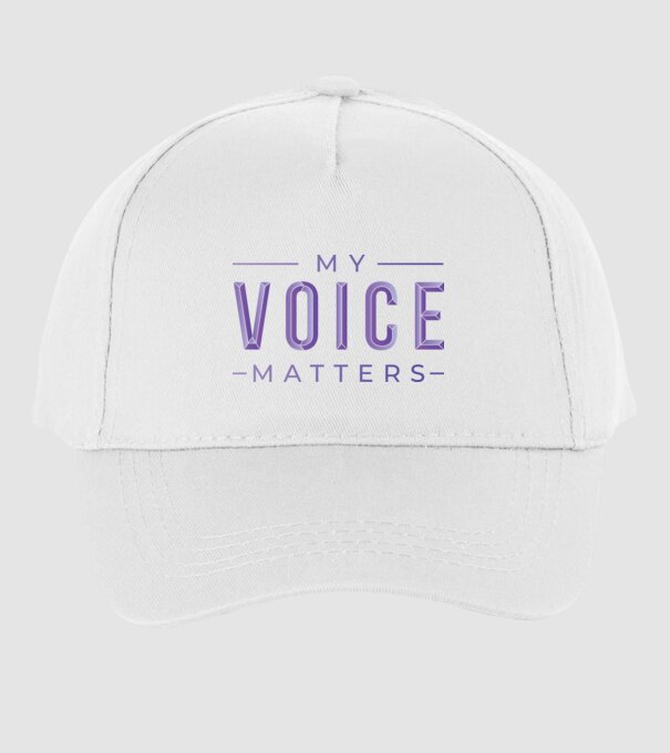 My Voice Matters de Ziua Femeii model alb pe tricou