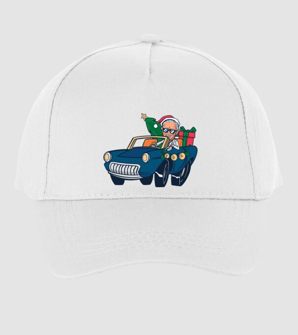 Ridin with Biden Crăciun model alb pe tricou