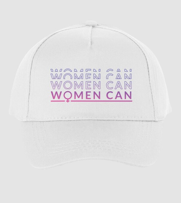 Women Can Ziua femeii model alb pe tricou