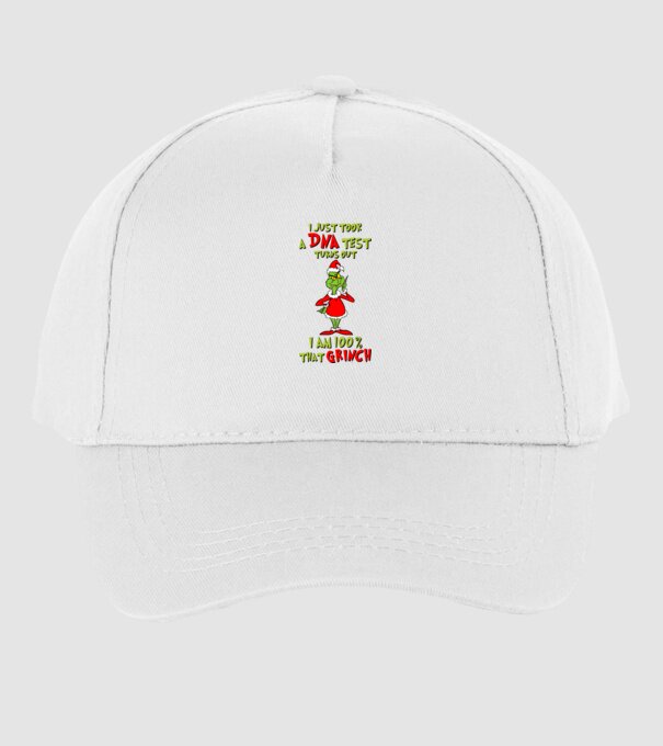 I just took a DNA test - I am Grinch model alb pe tricou