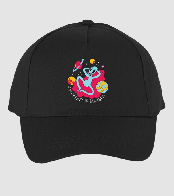 Alien Chill model negru pe tricou