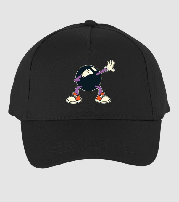 Bowling DAB model negru pe tricou