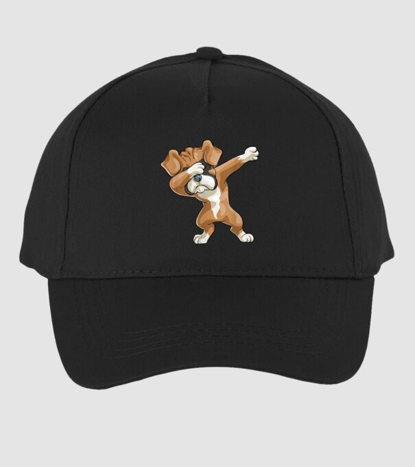 Boxer dab model negru pe tricou