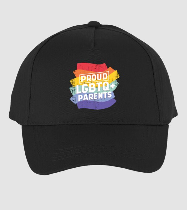 Părinți mândri LGBTQ model negru pe tricou