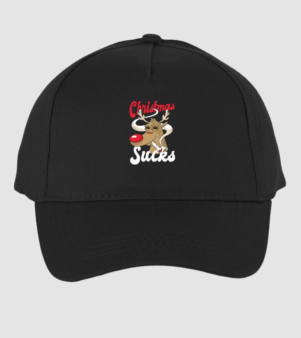 Christmas Sucks - Urăsc Crăciunul Crăciunul model negru pe tricou