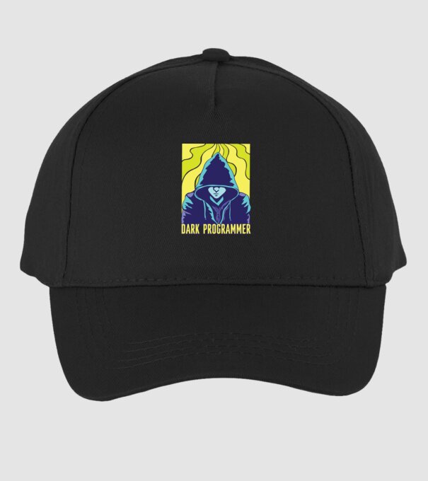 Dark Programmer model negru pe tricou