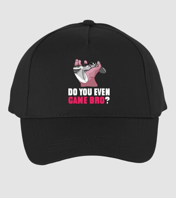 Do You Even Game Bro? model negru pe tricou