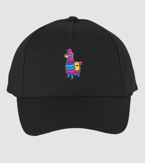 Fortnite LLama - Tricou gamer cu lama model negru pe tricou