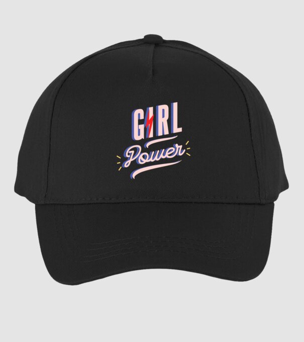Girl Power de Ziua Femeii model negru pe tricou
