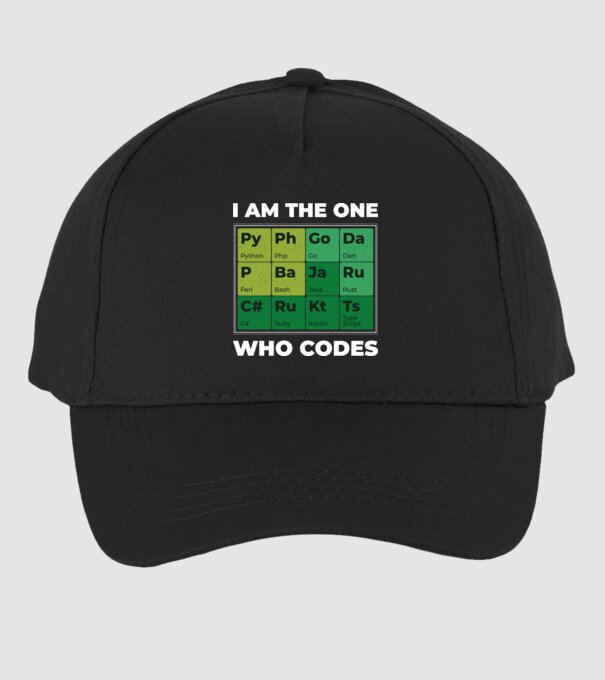 I am the one who codes tricou amuzant programator model negru pe tricou