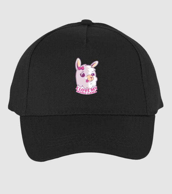 I Love My Papa Llama tricou drăguț cu lamă pentru bunica model negru pe tricou