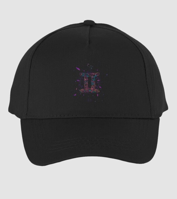 Gemini Zodiac model negru pe tricou