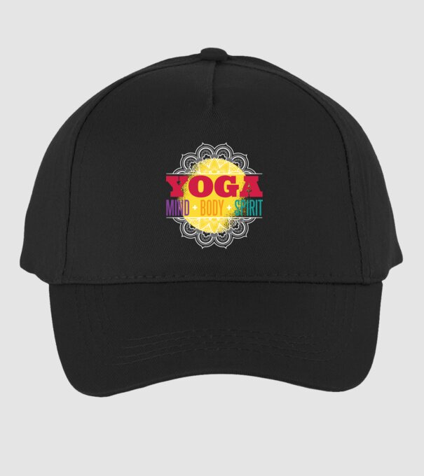 Valori yoga model negru pe tricou