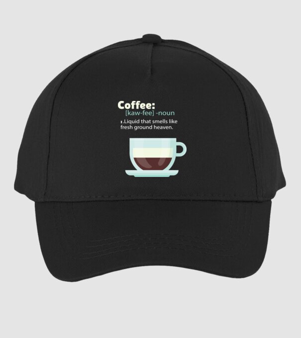 Definiție cafea model negru pe tricou