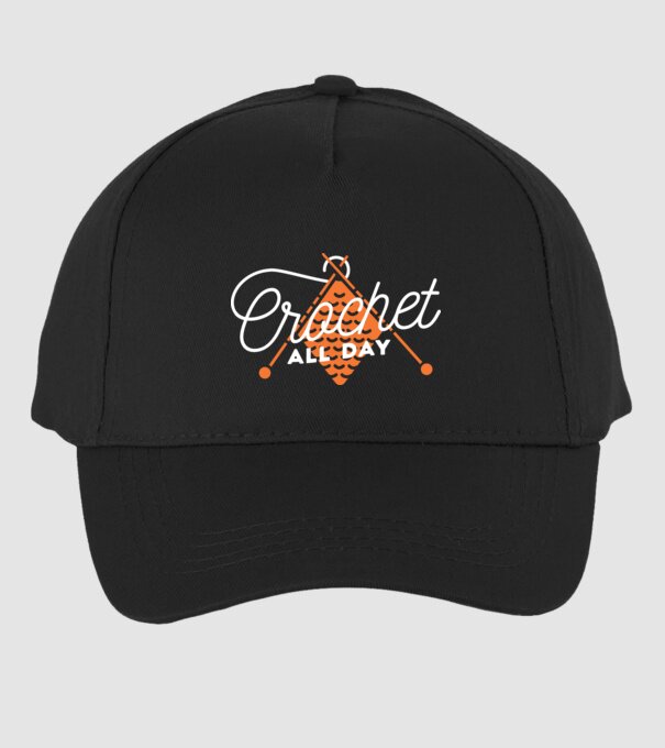 Tricotat pe tot parcursul zilei model negru pe tricou