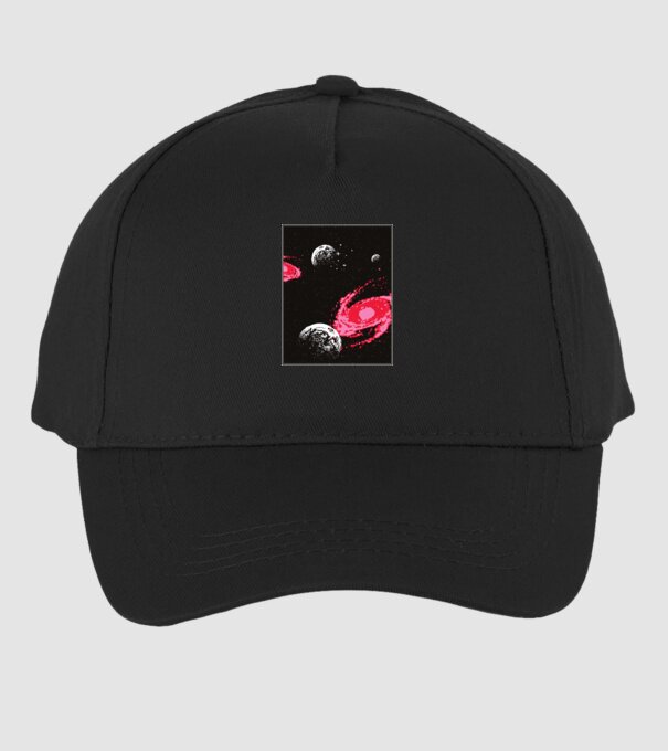 Cosmos Spațiu model negru pe tricou
