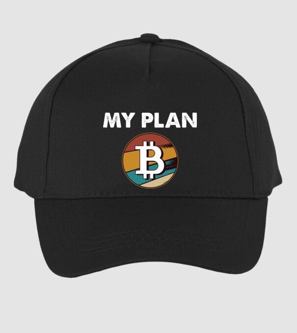 My plan B - Bitcoin model negru pe tricou