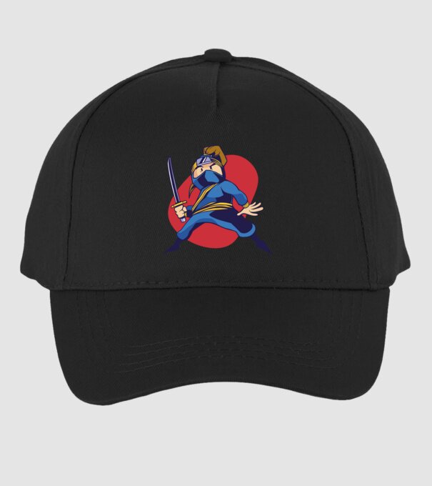 Copil Ninja model negru pe tricou