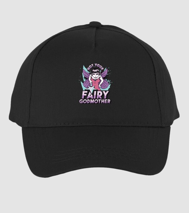 Not Your Fairy Godmother model negru pe tricou