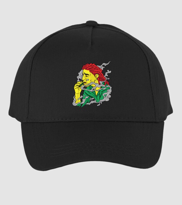 Dreadlock model negru pe tricou