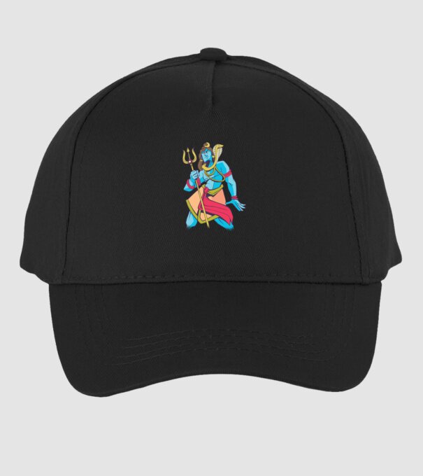 Shiva model negru pe tricou