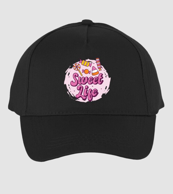 Sweet Life - Viață dulce model negru pe tricou