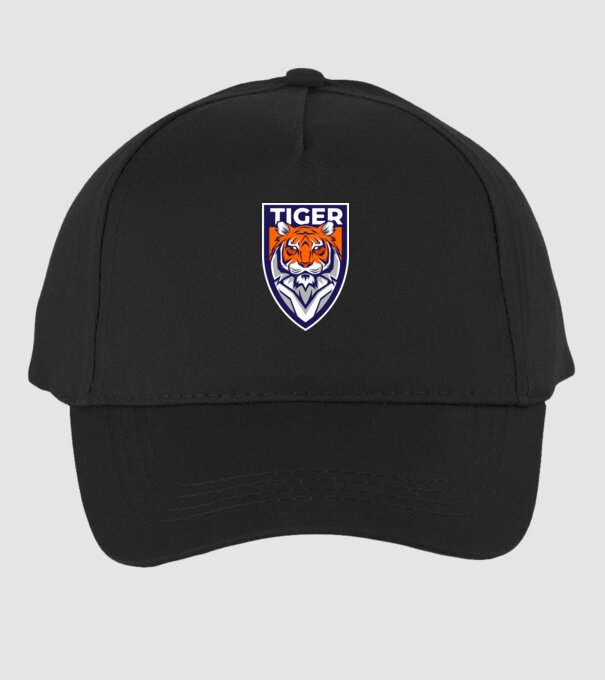 Stemă Tigru model negru pe tricou