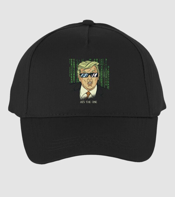 Trump Mátrix model negru pe tricou