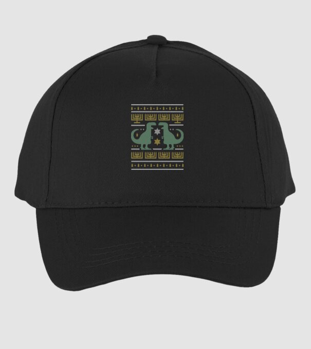 Dinozaur Pulover urât model negru pe tricou