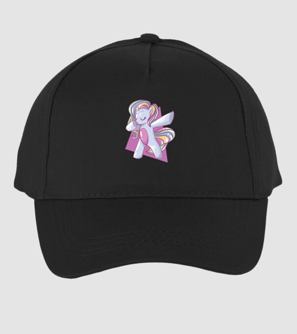 Unicorn DAB model negru pe tricou
