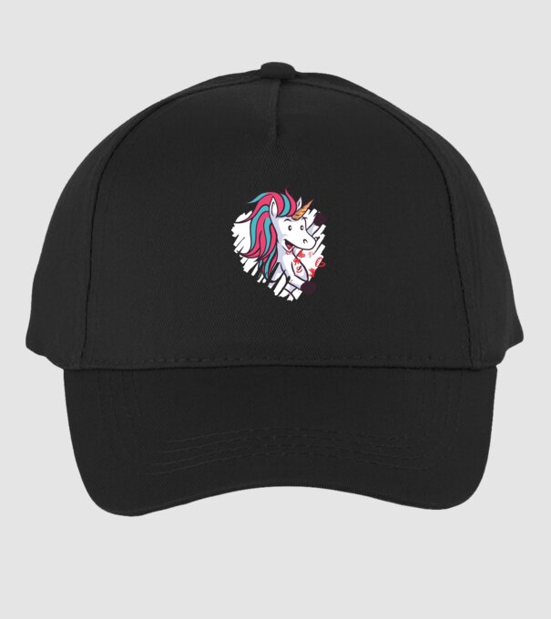 'Dragoste Unicorn pentru Valentine''s Day' model negru pe tricou