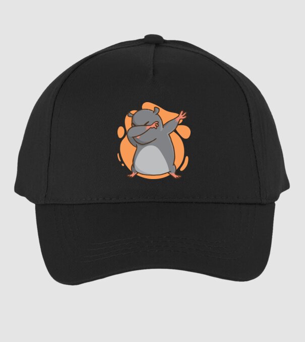 Cârtiță DAB model negru pe tricou